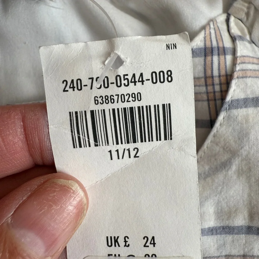Abercrombie Girls Plaid Shirt‎ Long Sleeve Bow Tie Top 11/12